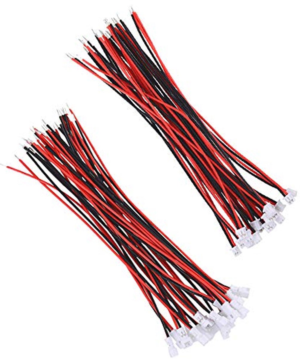 20 Pairs Mini Micro JST-PH 2.0 Plug Connector 2 Pin Mannelijke Vrouwelijke Connector Kabel