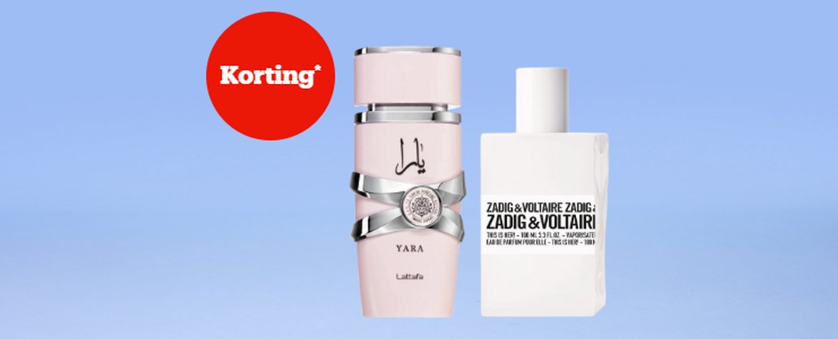 Tot 20% korting* op parfum