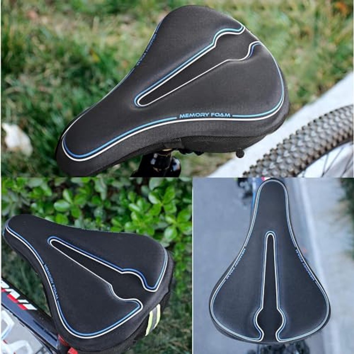 Ergonomisch Fietszitkussen voor Comfortabel Fietsen - Extra Zacht en Antislip