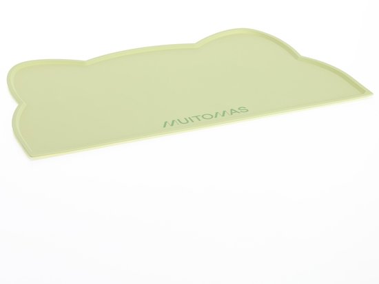 Bol Alimentation et boissons Muitomas - Hygiénique - Antidérapant - Protège le sol - Vert