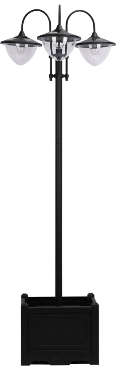 Solar Tuinlantaarn - Staande Buitenlamp met Lichtregeling - Solar Lantaarn - Tuinlamp op Z