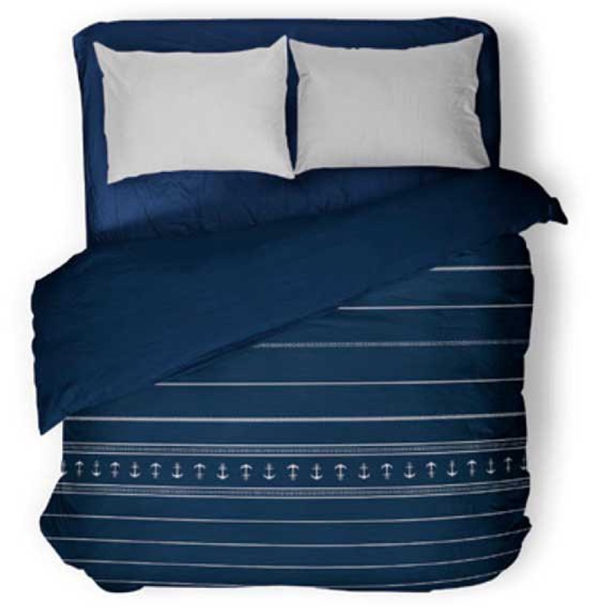 Marine Business Santorini Enkel Licht Dekbed Blauw 270 x 140 cm