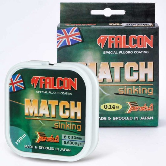 Falcon Match Sinking 150 M Monofilament Transparant 0.140 mm van Falcon — afbeelding 4