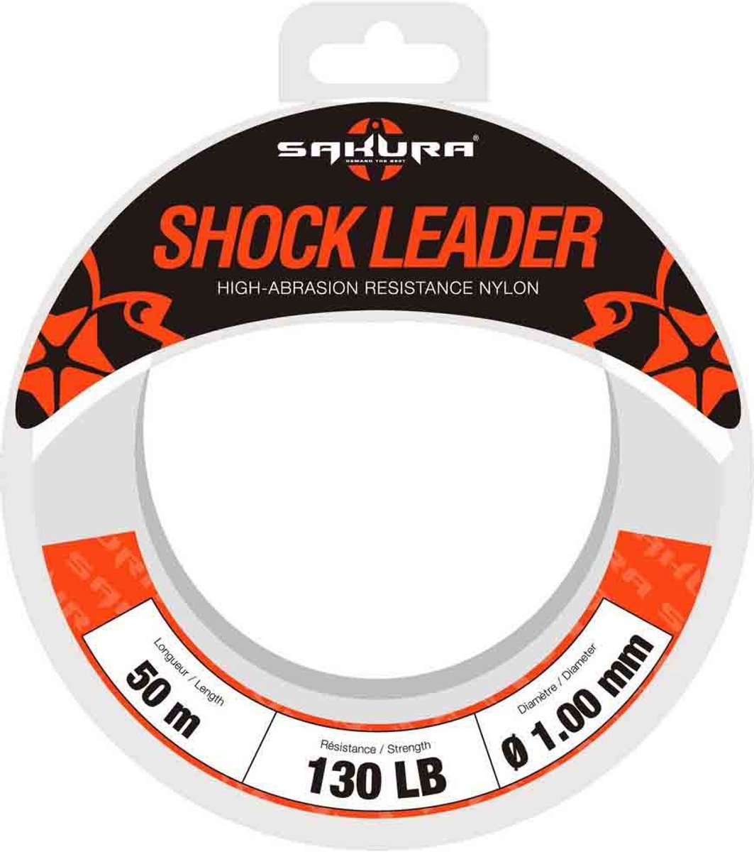 Sakura Shock Leader Monofilament 50 M Wit 0.740 mm