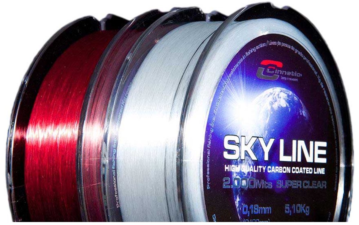 Cinnetic Sky Monofilament 2000 M Rood 0.140 mm
