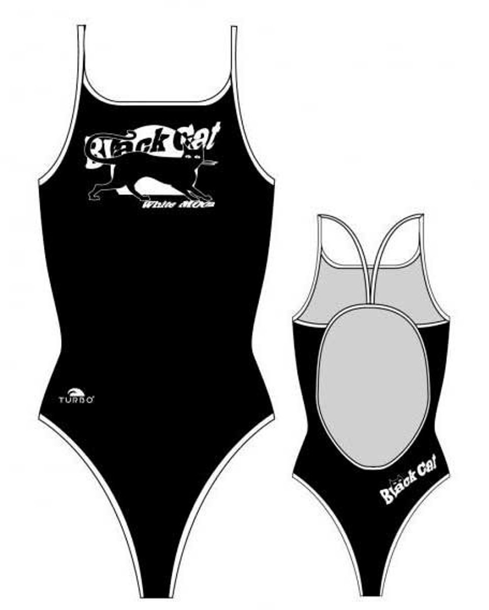 Turbo Cat 2012 Zwemkleding Zwart 3XL Vrouw Black