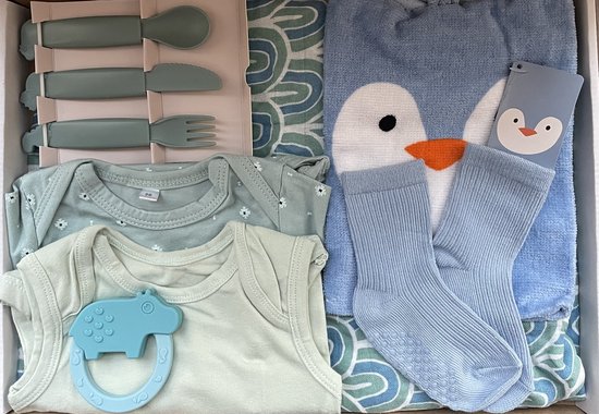 Babygeschenkdoos-Kraamcadeau-brievenbuspakket-Origineel Verrassings Kraampakket - Babyshowercadeau -jongens-Uniek & Persoonlijk voor elke Kraamvrouw! van VERRASSEN — afbeelding 2