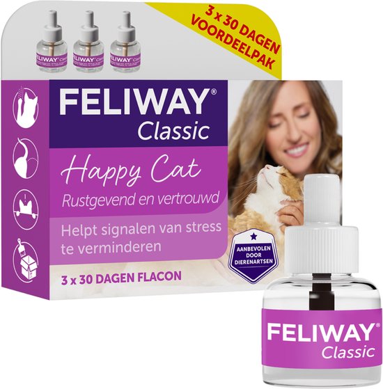 FELIWAY Classic - Navulling - 3 x 48 ml
