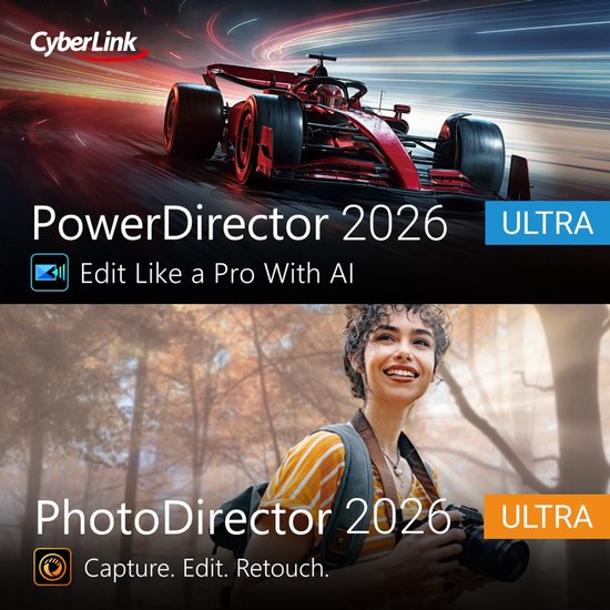 PowerDirector 2026 Ultra & PhotoDirector 2026 Ultra - Windows Download