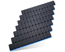 Balanceergewichten 12x5g - Premium kleefgewichten voor wielen, set van 7 staven