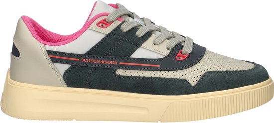 Scotch & Soda Coleman chaussure de sport homme - Beige multi - Taille 43