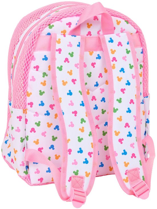 Safta Minnie Mouse Sac à Goûter Bébé - Isotherme Rose 19x14x22 Cm