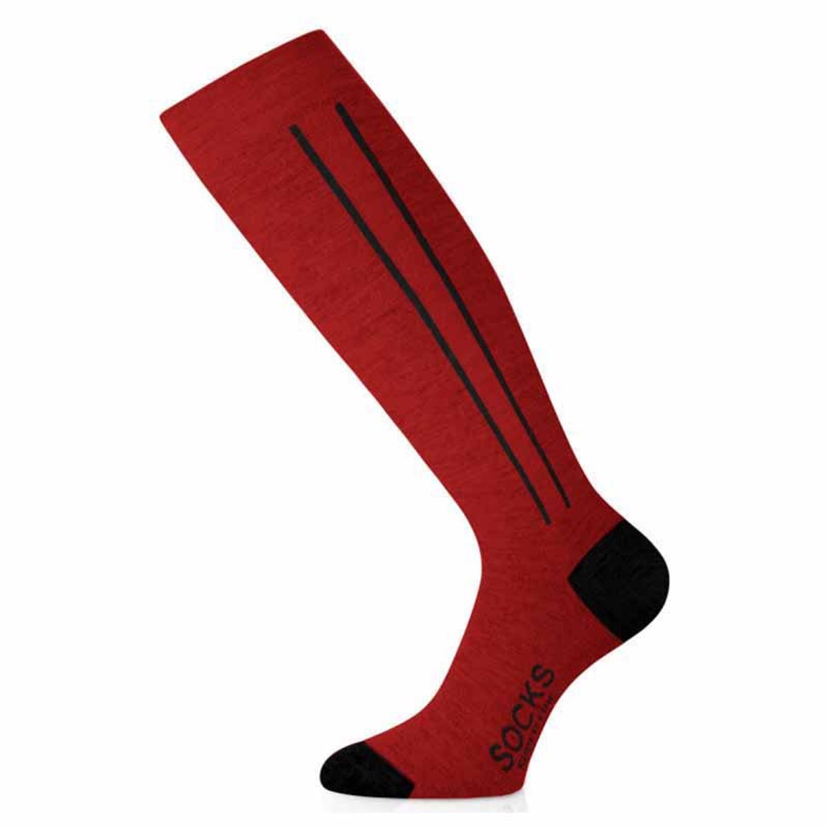 Lasting Fwc 319 Lange Sokken Rood EU 42-45 Man,Vrouw