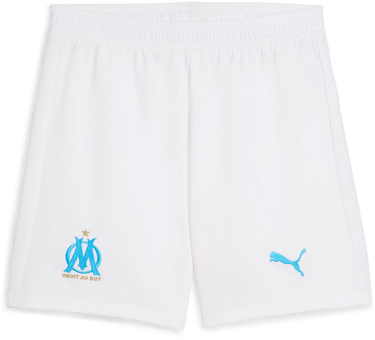 Puma Olympique Marseille 25/26 Replica Korte Broek Wit 5-6 Years Jongens,Meisjes