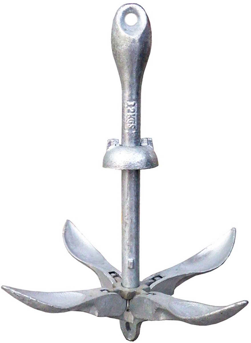 Oem Marine Vouwanker Zilver 8 kg