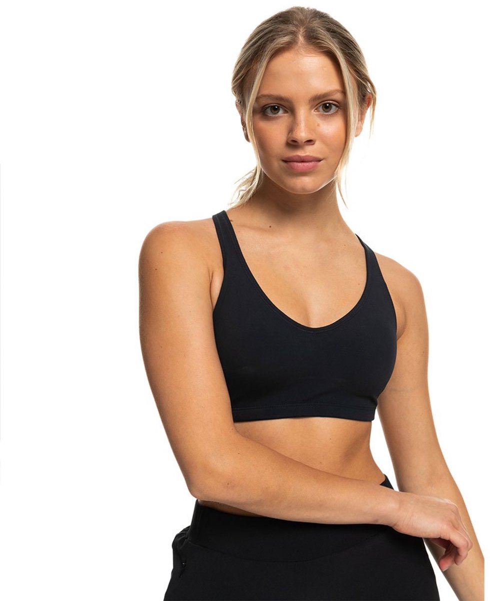Roxy Heart Sportbeha Met Medium Impact Zwart XS Vrouw