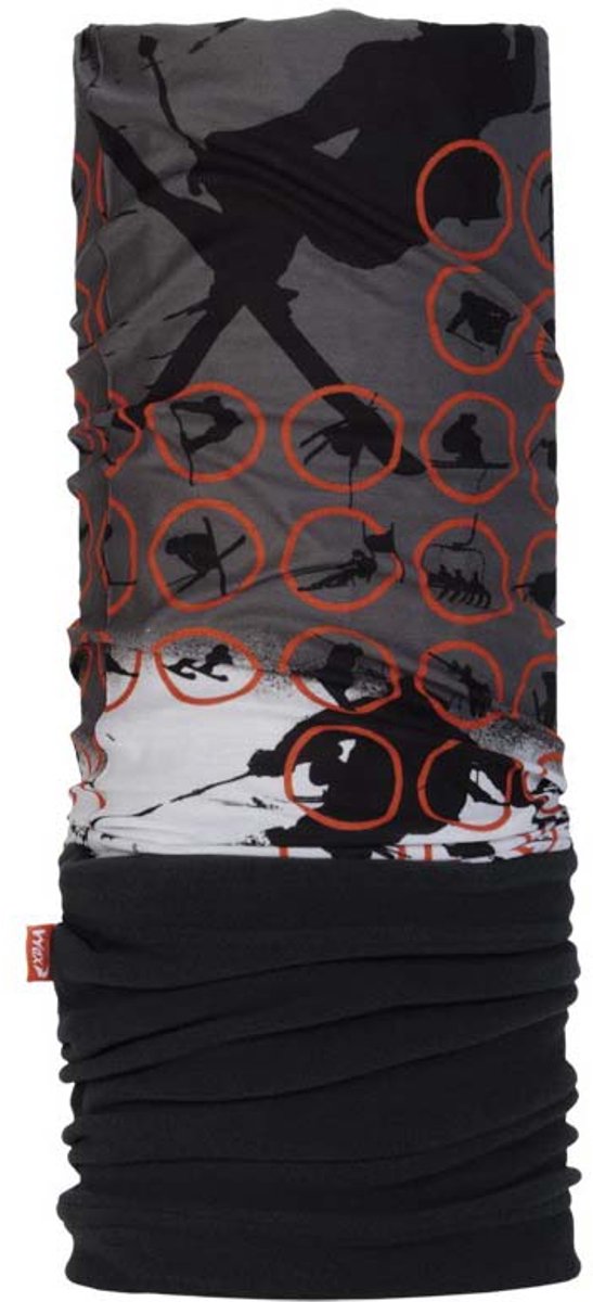 Wind X-treme Polarwind Nekwarmer Zwart,Grijs