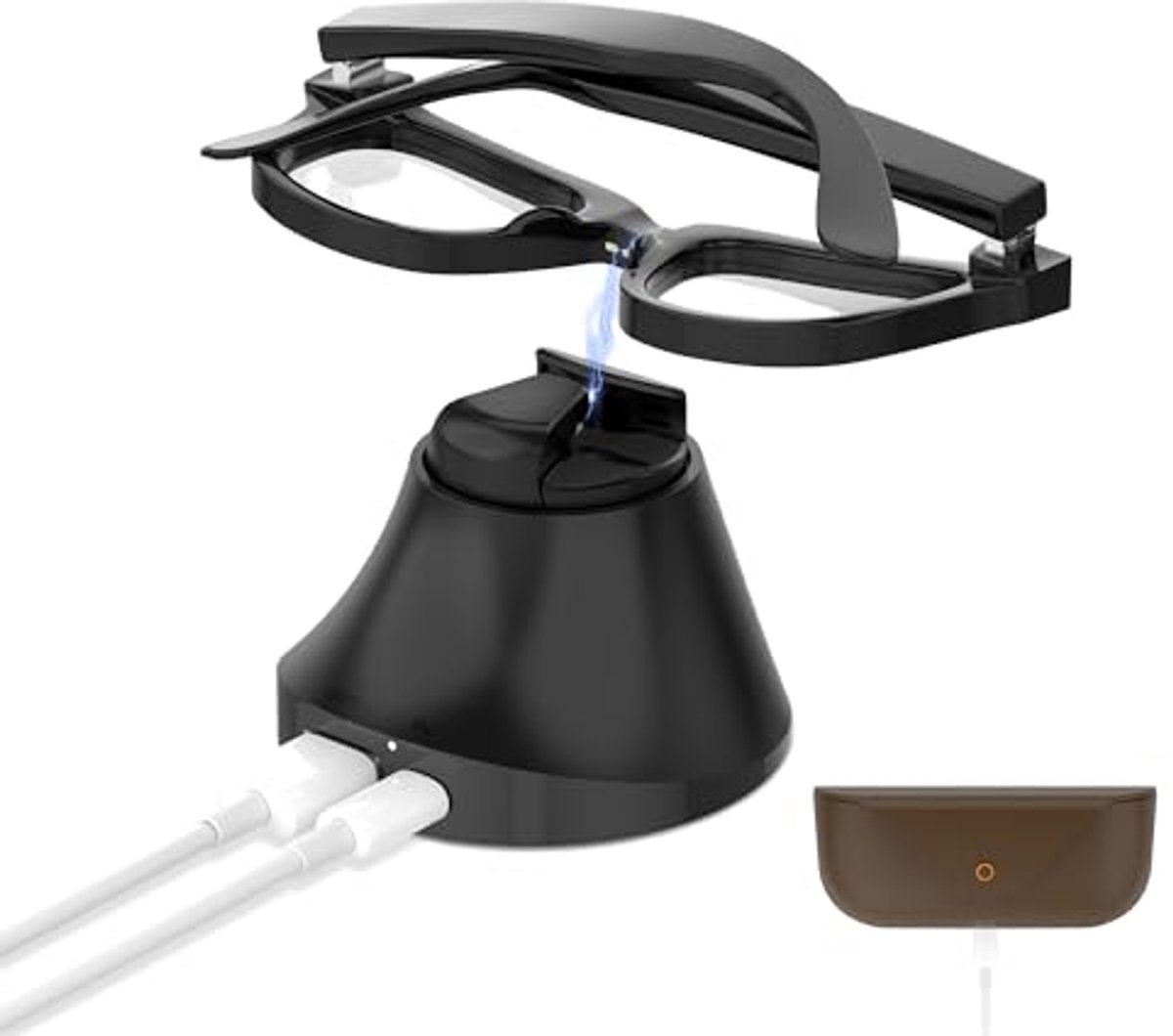 Oplaadstation voor Smart Glasses - Magnetisch Snellaadstation met LED Indicator