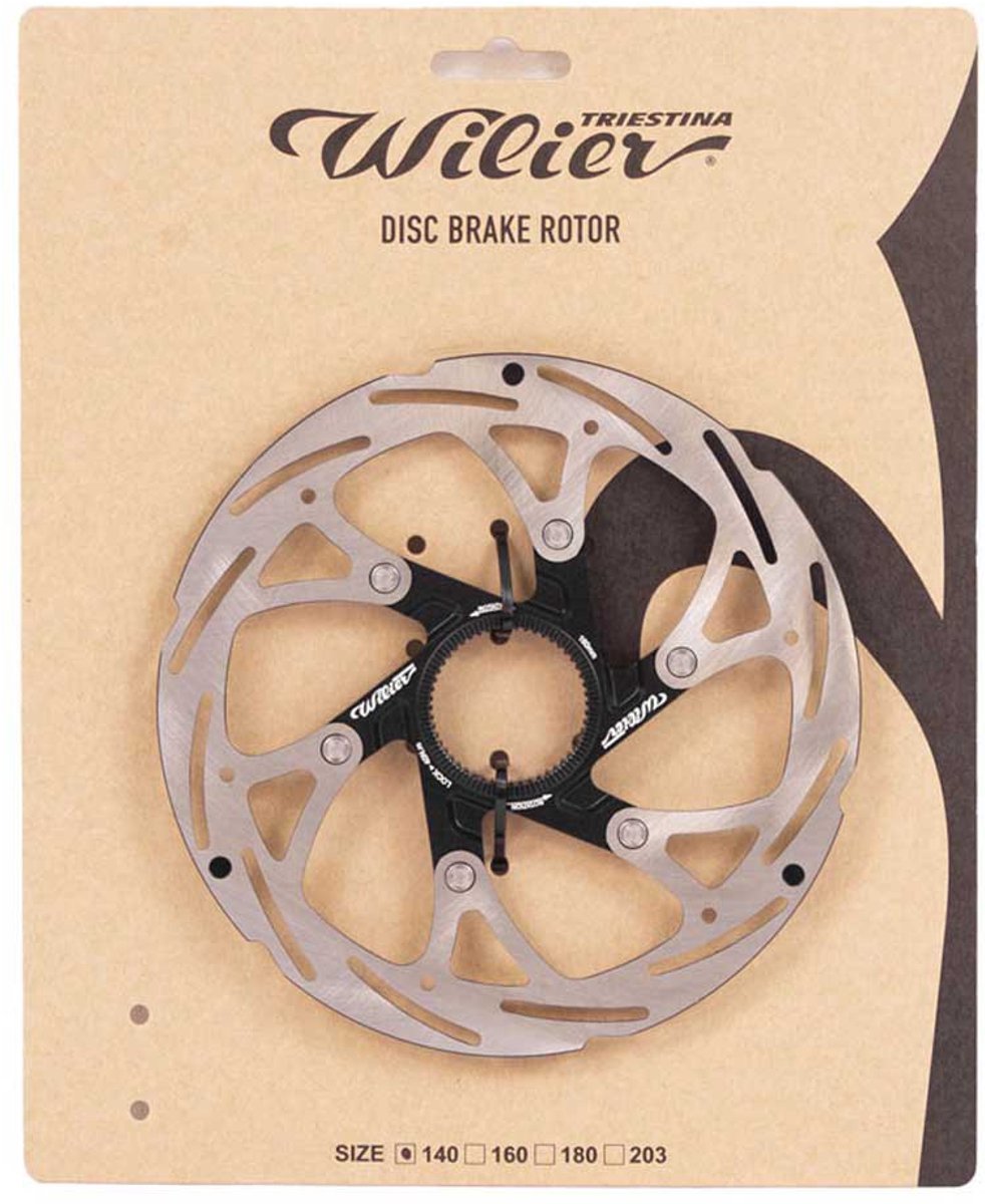 Wilier Center Lock Light Remschijf Goud 180 mm