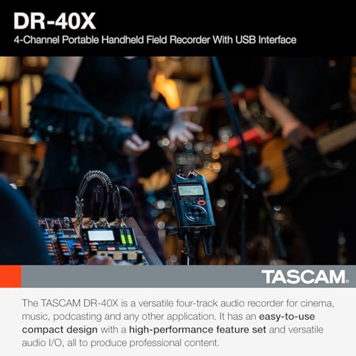 Digitale audio-recorder en USB audio-interface