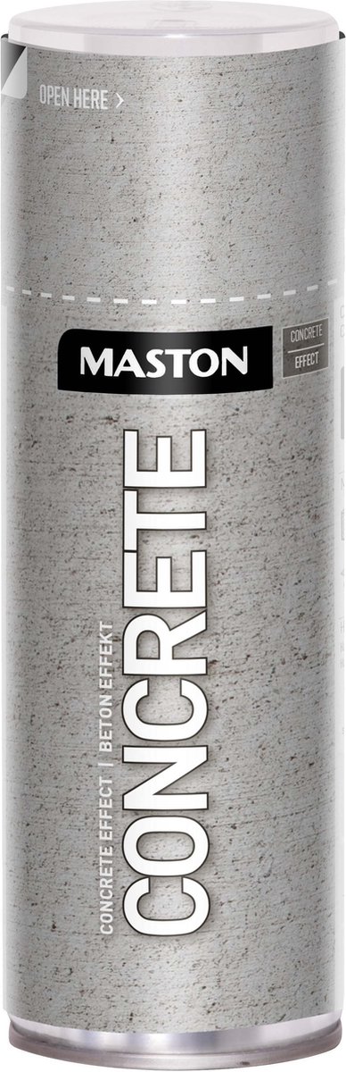 Maston Concrete Effect - beton effect - spuitverf - 400 ml - spuitbus verf