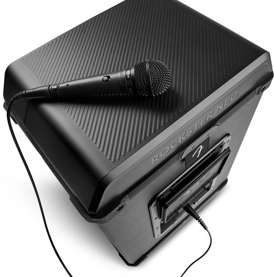 Fender x Teufel ROCKSTER NEO - Draagbare bluetooth partyspeaker, 130 dB, Batterijduur tot 36 uur, Bescherming tegen spatwater en stof, Powerbank-functie van Merkloos — afbeelding 3