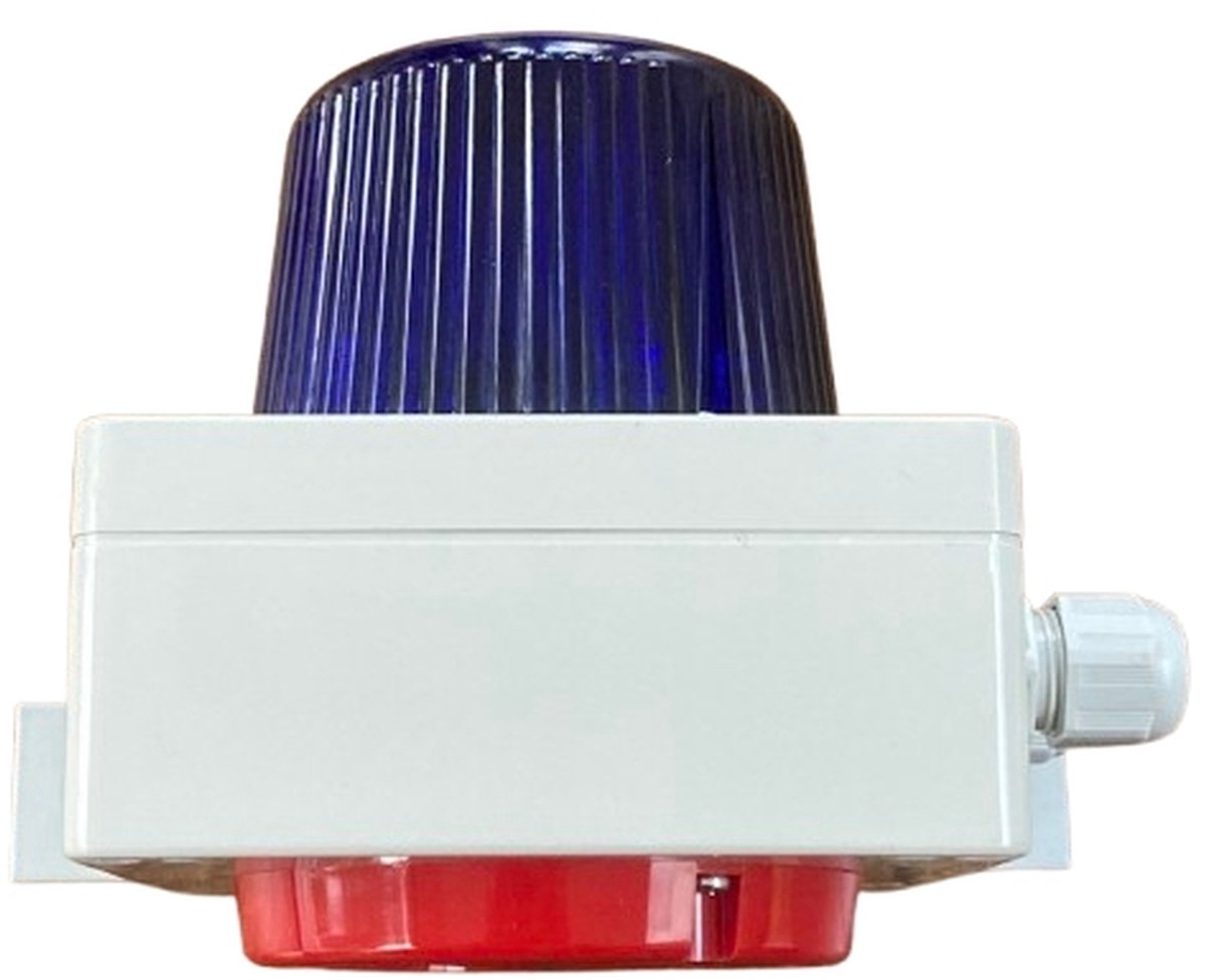 (Telefoon) - BEL / FLITSER - Zeer LUID 100 dB - Blauw - Waterdicht - 880