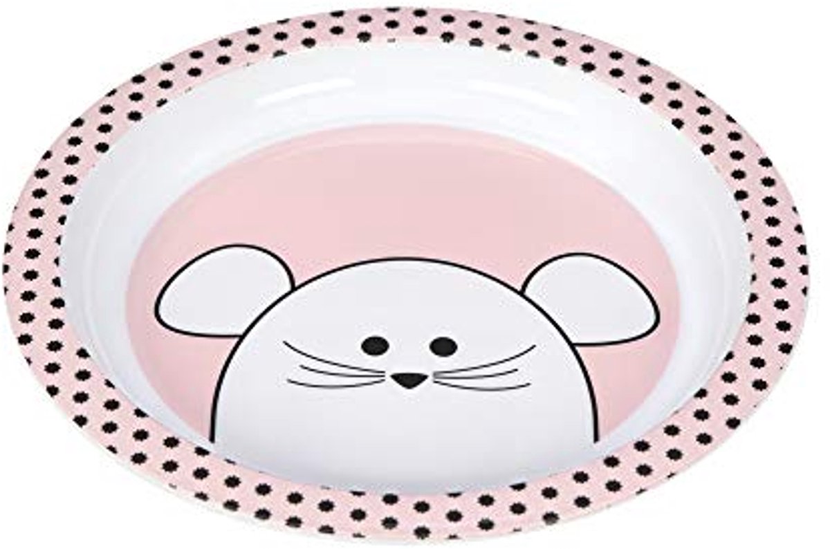 Kinderbord zonder melamine, BPA-vrij voor vaatwasser en magnetron, antislip, voor kinderen