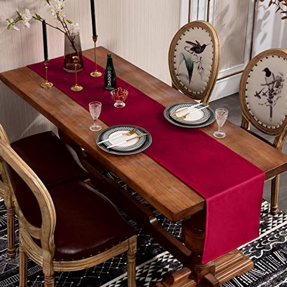 Velvet Tafellopers voor Feestelijke Decoratie, Bruiloften, En Gebeurtenissen
