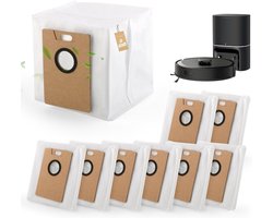 RongZy 8-pack Stofzakken voor Tapo RV30 Max Plus Stofzuiger Vervangende Stofzak Compatibel met Tapo RV20 Max Plus RVA202 Stofzak Vervangende Accessoires voor de Stofzuiger