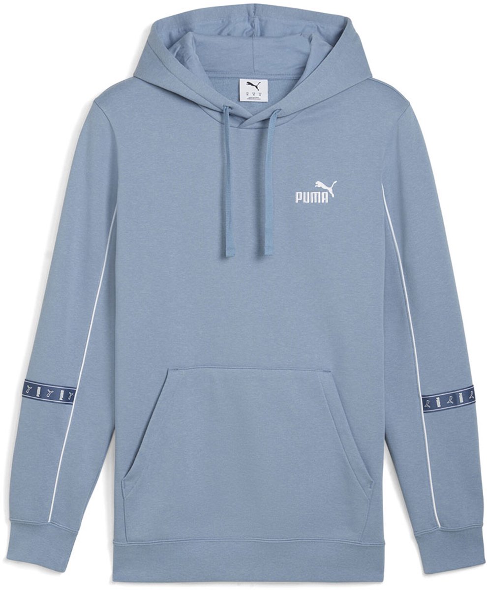 Puma Ess Tape Layout Fl Hoodie XL Man Blauw