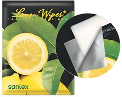 Citroen Doekjes – 100 Stuks – Individueel Verpakt – Verfrissende Lemon Wipes – Reinigend & Ontvettend – 17x13 cm