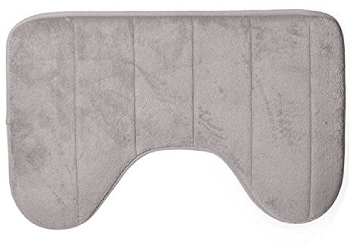 U-vormige antislip badmat 60x40 cm - Absorberend watergeheugen schuim voor badkamer