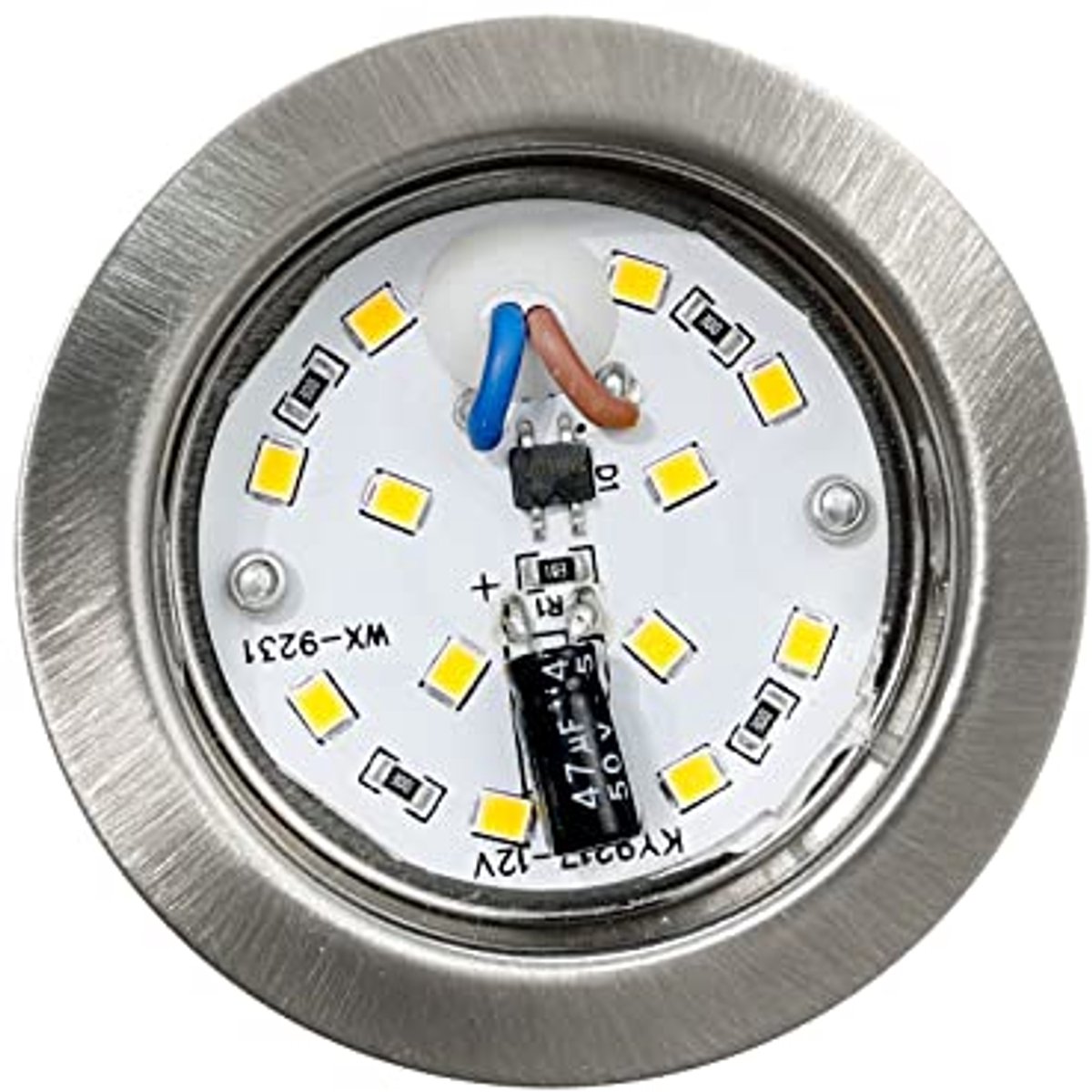 Dimbare Led-inbouwspot 3,5 W - 4000 K Neutraal Wit, Extra Vlak - Verlichting voor Camper,