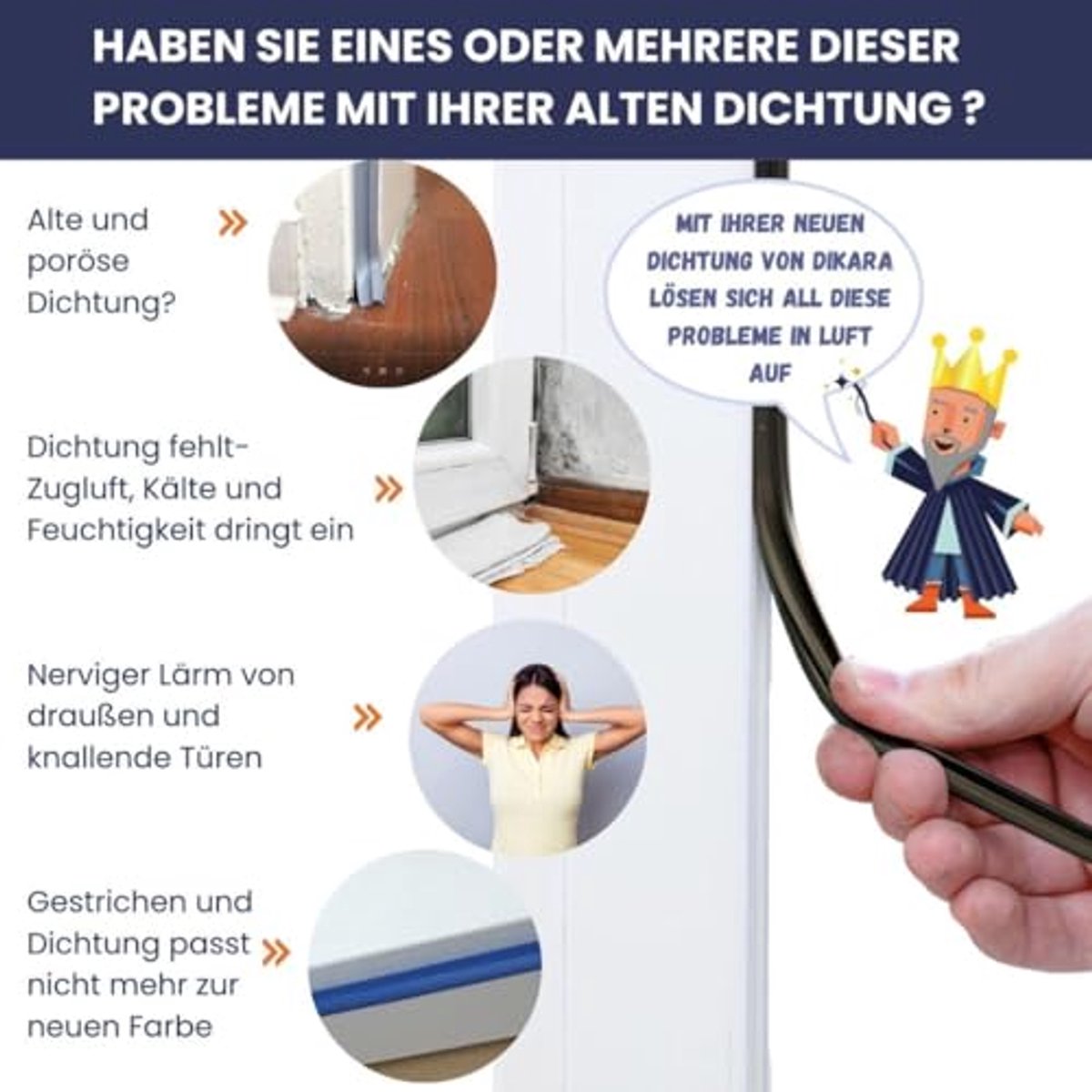 Raamafdichting voor kunststof en aluminium ramen - beglazingsafdichting 25m (grijs)