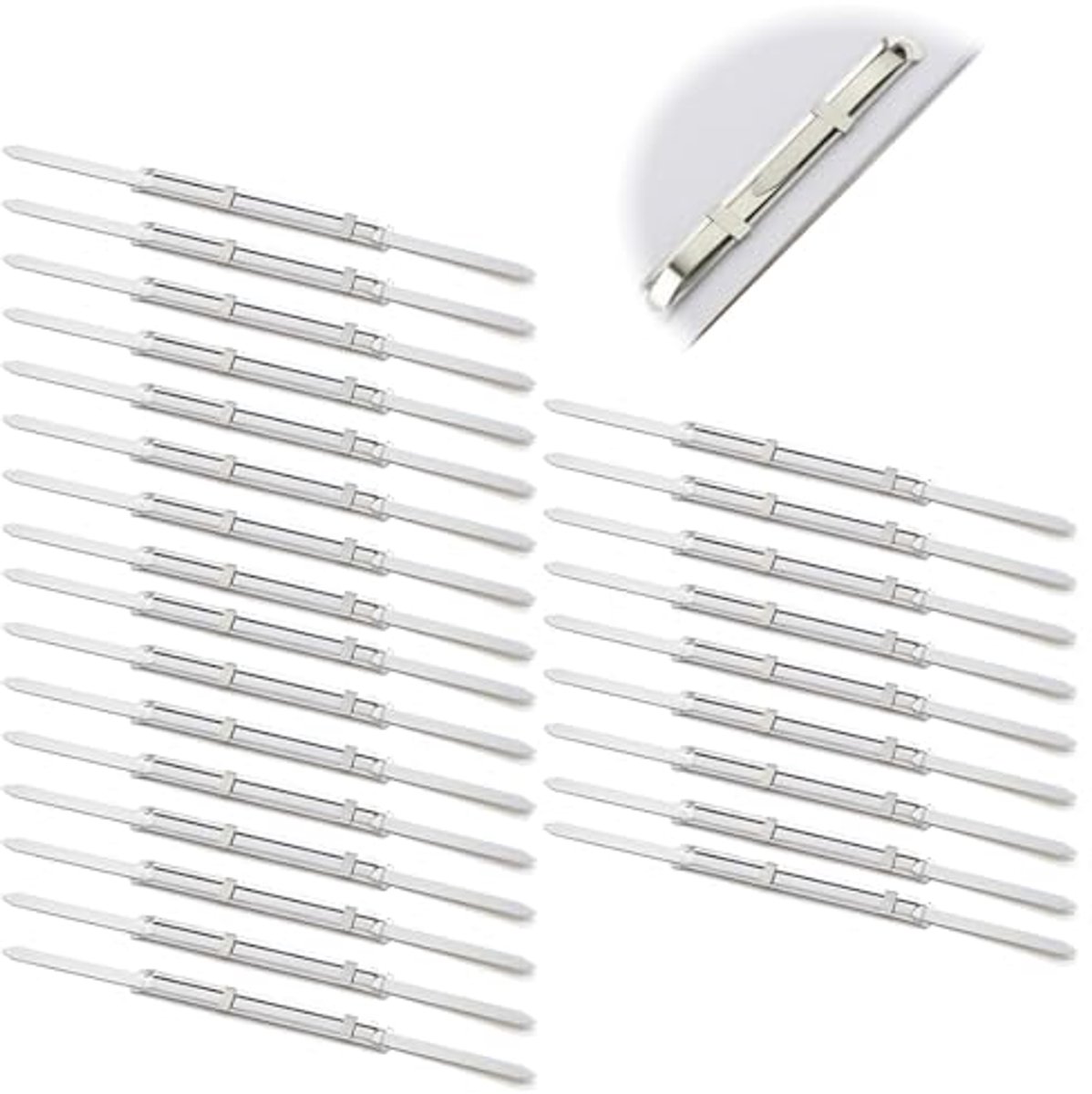 Metaal Paperclips Set van 25 Stuks - Eenvoudige Bindoplossingen voor Thuis