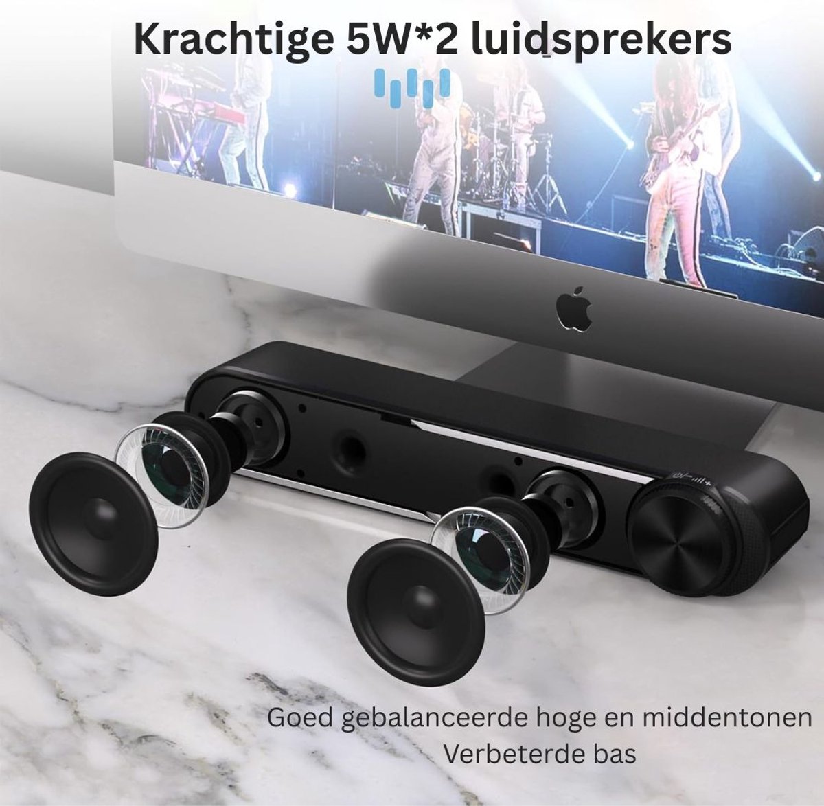 DailySupplies® Soundbar PC Plug & Play Speaker 10W - afbeelding 3