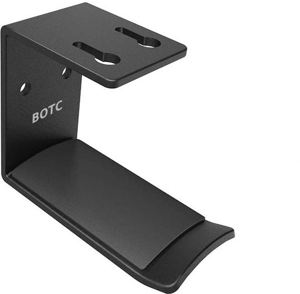 BOTC Headset Houder - Headset Standaard - Koptelefoon Haak - Hoofdtelefoon Hanger - Aluminium - Zwart