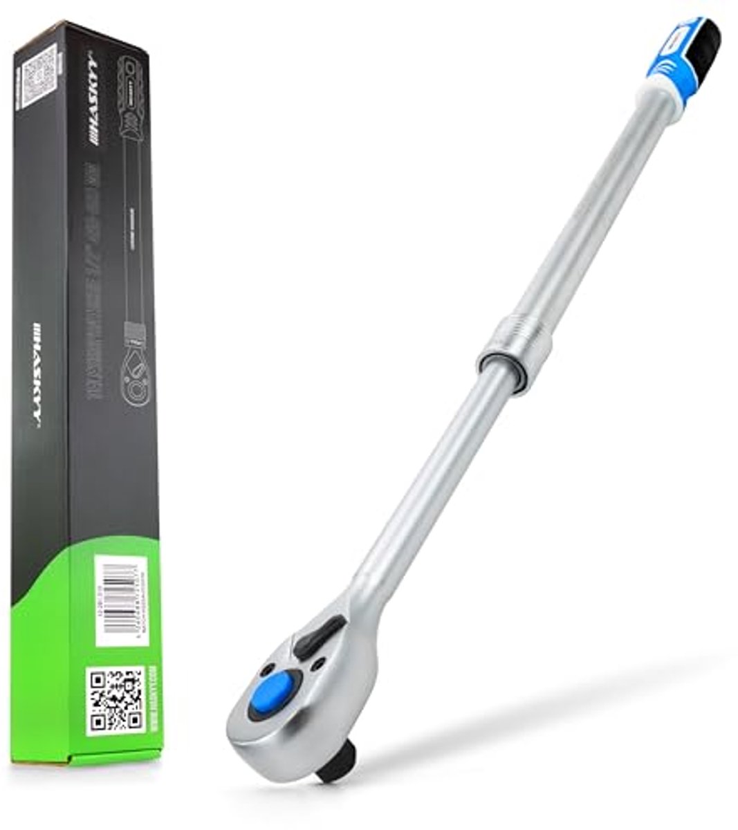 Telescopische ratelsleutel 1/2 inch - 46-60 cm, uittrekbaar, 72 tanden, 768 Nm draaimoment