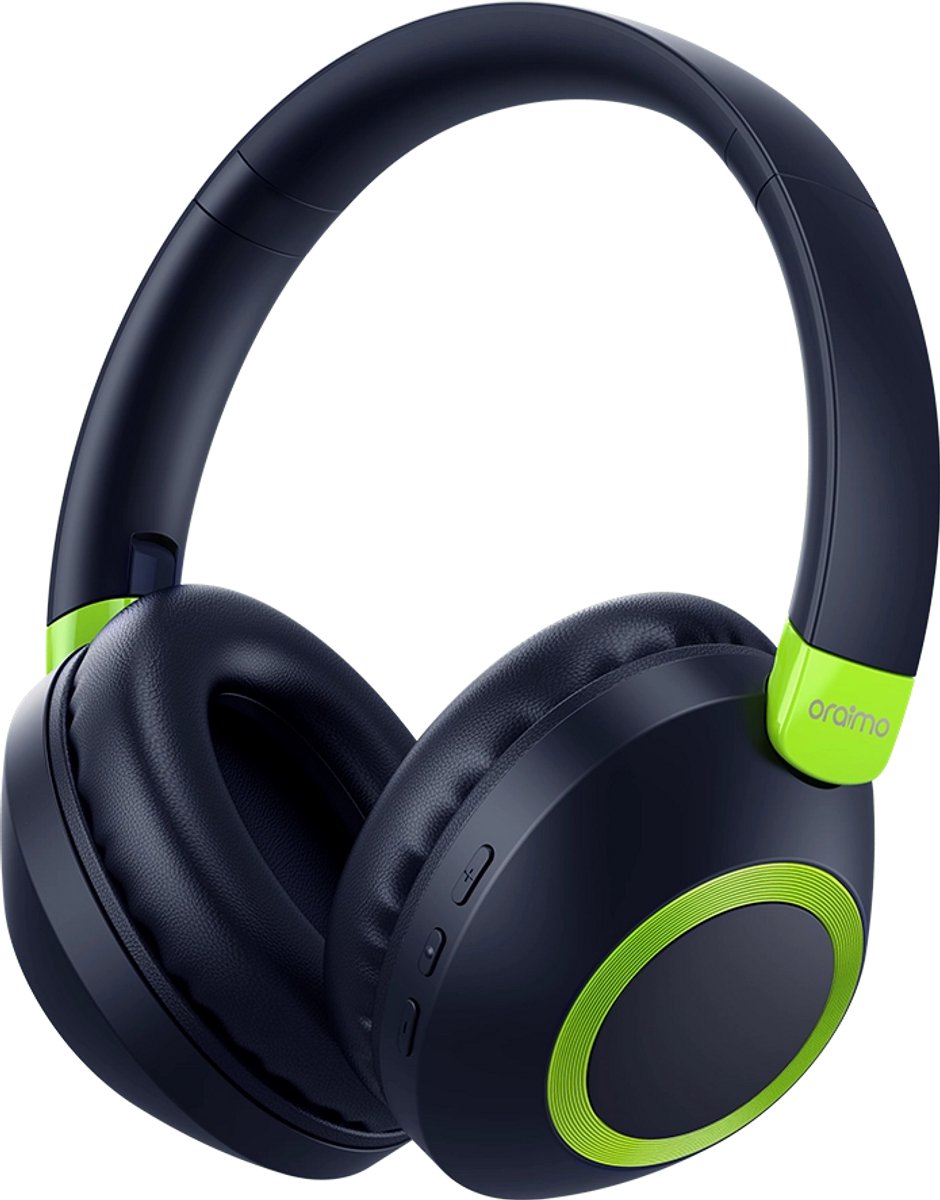 oraimo BoomPop 2S – Draadloze hoofdtelefoon met gebarenbediening, 50 uur speeltijd, HavyBass™, ENC en lage latentie
