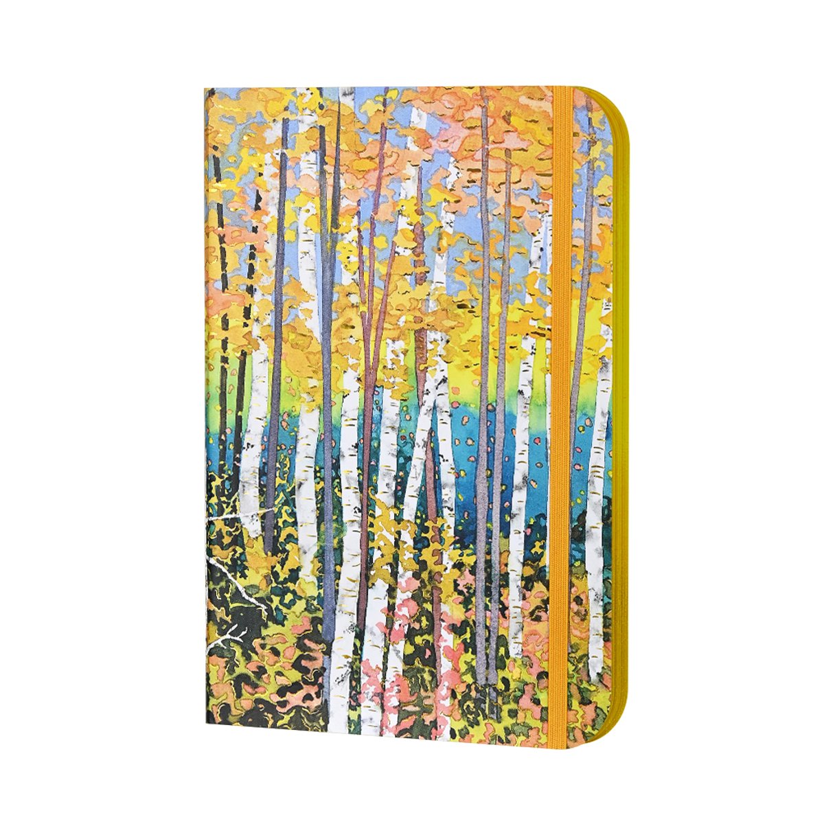 Notitieboek / Compact Journal Peter Pauper - Aspen Forest - met elastieksluiting - 13x18 cm