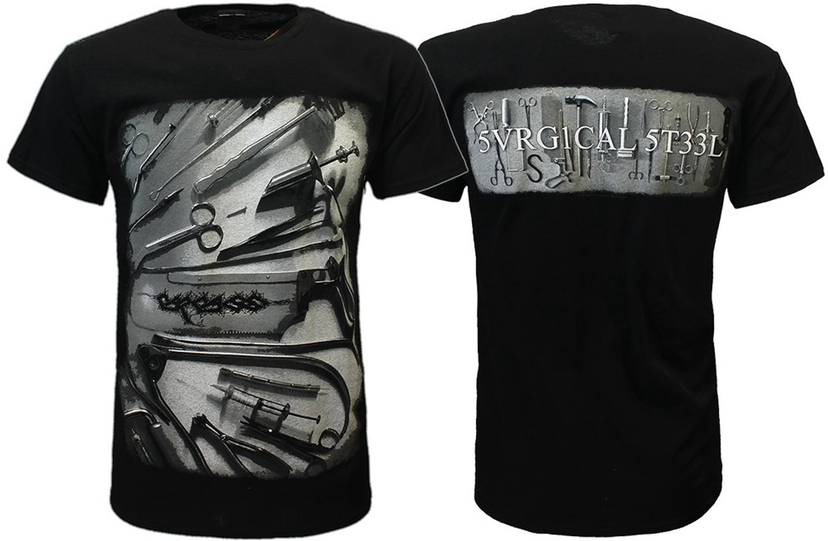Carcass Surgical Steel Album T-Shirt - Officiële Merchandise - S