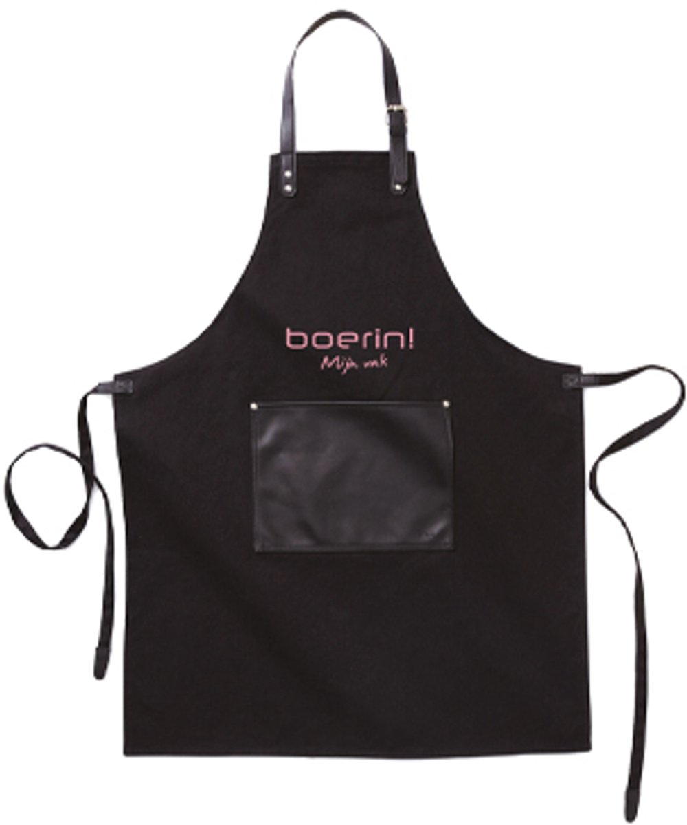 BOERIN! Mijn vak - Schort - Keukenschort - Barbecueschorten - BBQ Jeansschort - Kookschort - Werk schort Verstelbaar - Barbecue Accessoires Schort Vrouwen
