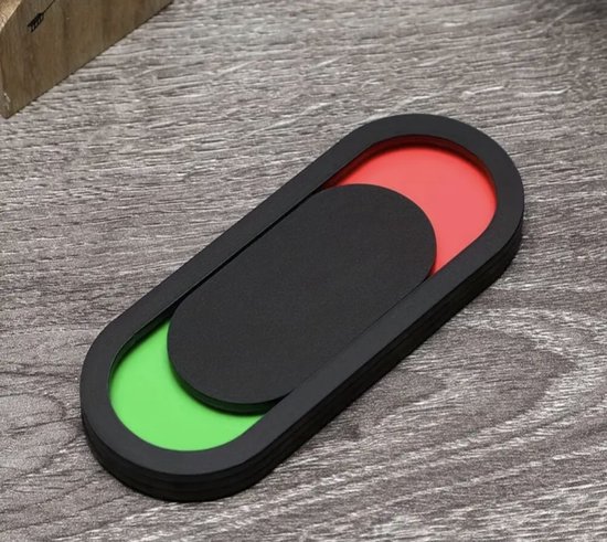 Panneau coulissant libre/occupé – Panneau de porte rouge et vert pour Toilettes, salle de réunion ou bureau