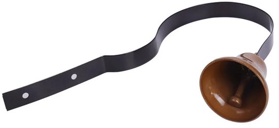 Vintage familie, traditionele winkel deurbel, retail bel, huisdier terug deurbel, zwart, 1 stuk