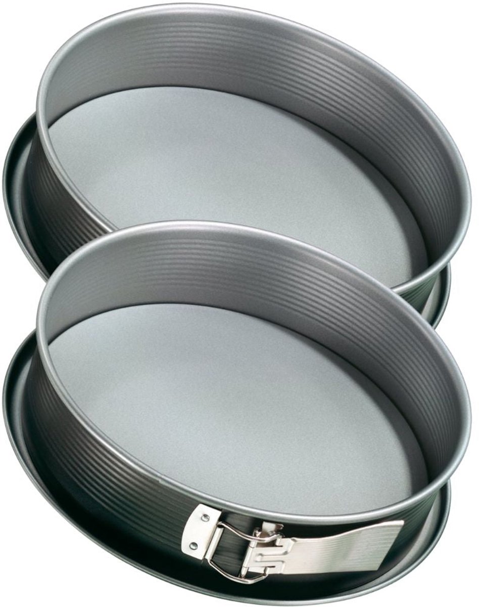 Set van 2 springvormen met scharnier van staal 28 cm Zenker Energy