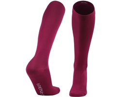 KANGKA® Compressiekousen Maat 39-42 (L/XL) - Donker Rood - Steunkousen voor Zittend en Staand Beroep - Reissokken - Compressie sokken voor Hardlopen, Wandelen, Vliegtuig
