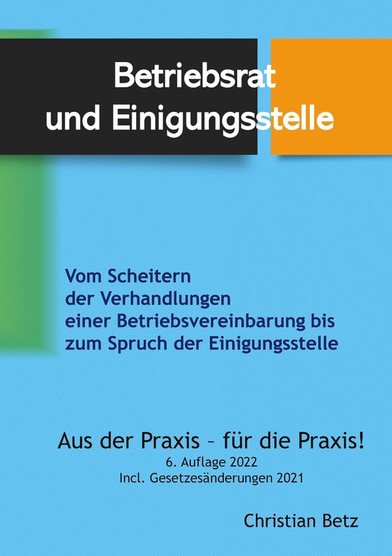 Betriebsrat und Einigungsstelle - cover