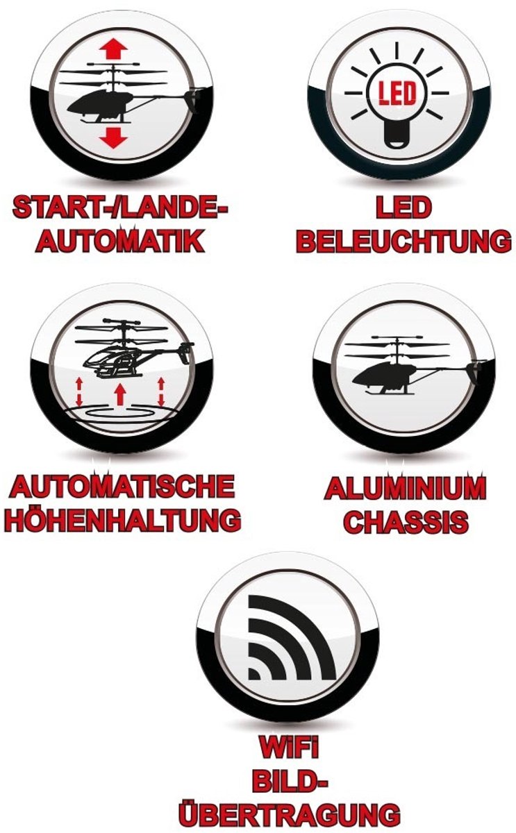 DF-100 PRO FPV Helikopter met FPV camera Ready to Fly (RTF) — cadeau in Spellen & Speelgoed - foto 5
