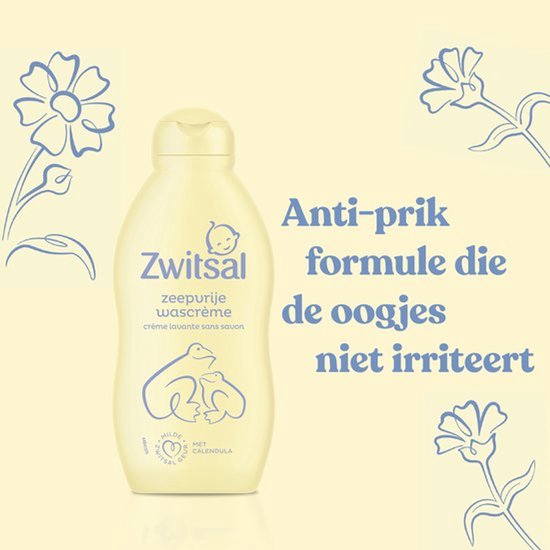 Zwitsal Zeepvrije Wascrème 200 ml van Zwitsal — afbeelding 4